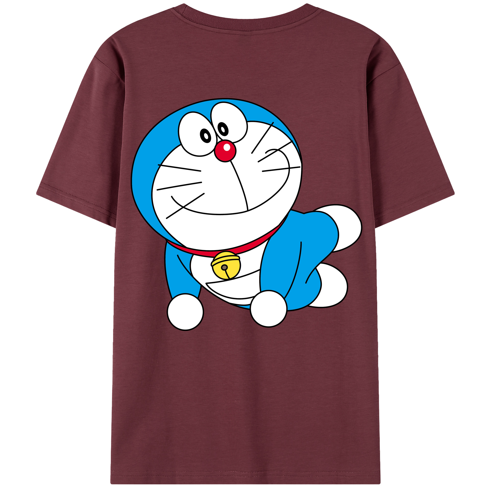 （画像用） ドラえもん Doraemon 綿100％半袖Tシャツ（背面プリント）